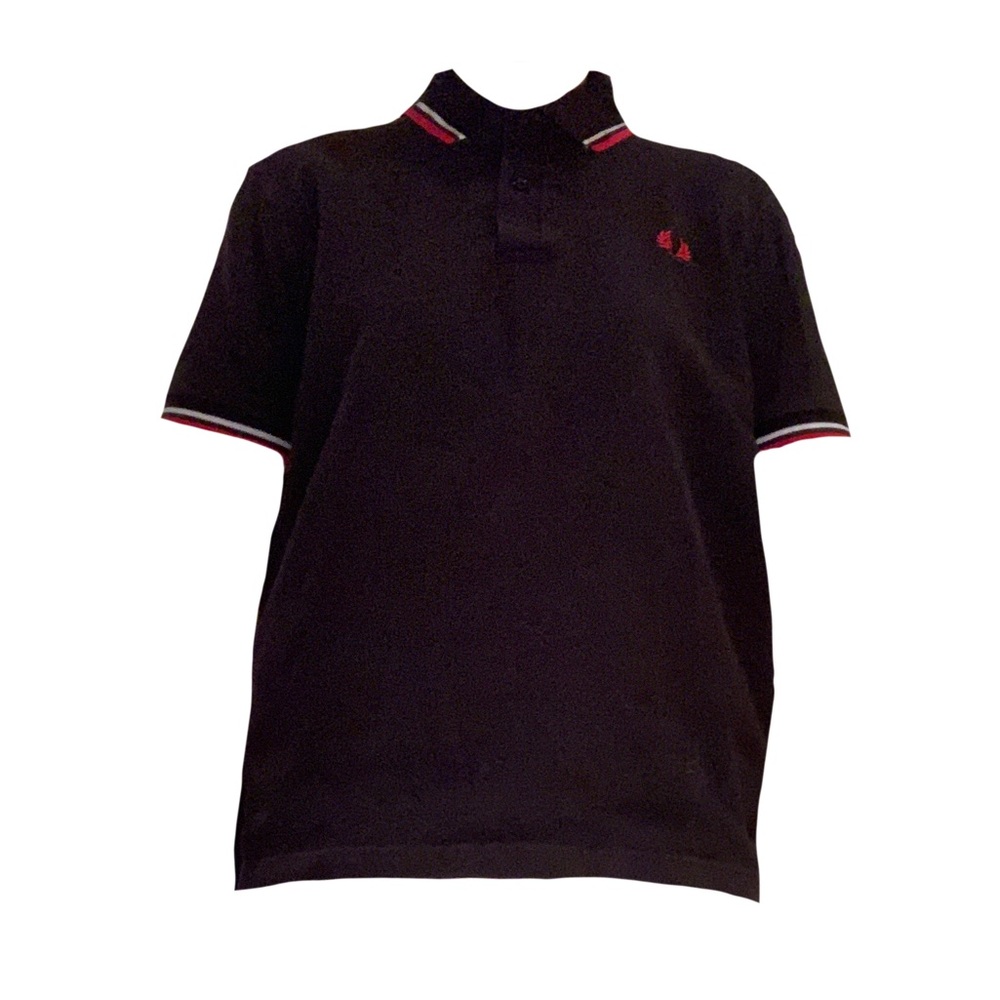 Black Fred Perry Shirt - Made In England - Picture 1 of 5
